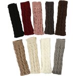 Arm Warmers Manufacturer - HZS-25054 Women's Acrylic Knit