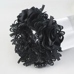 Hair Rope Manufacturer - HZO-25130 High Elastic Flower
