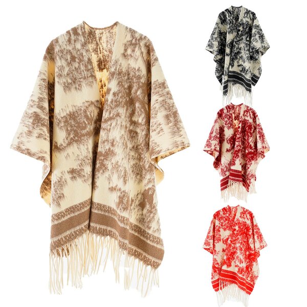 Poncho Cape Manufacturer - HZW-25059 Custom Women's Casual