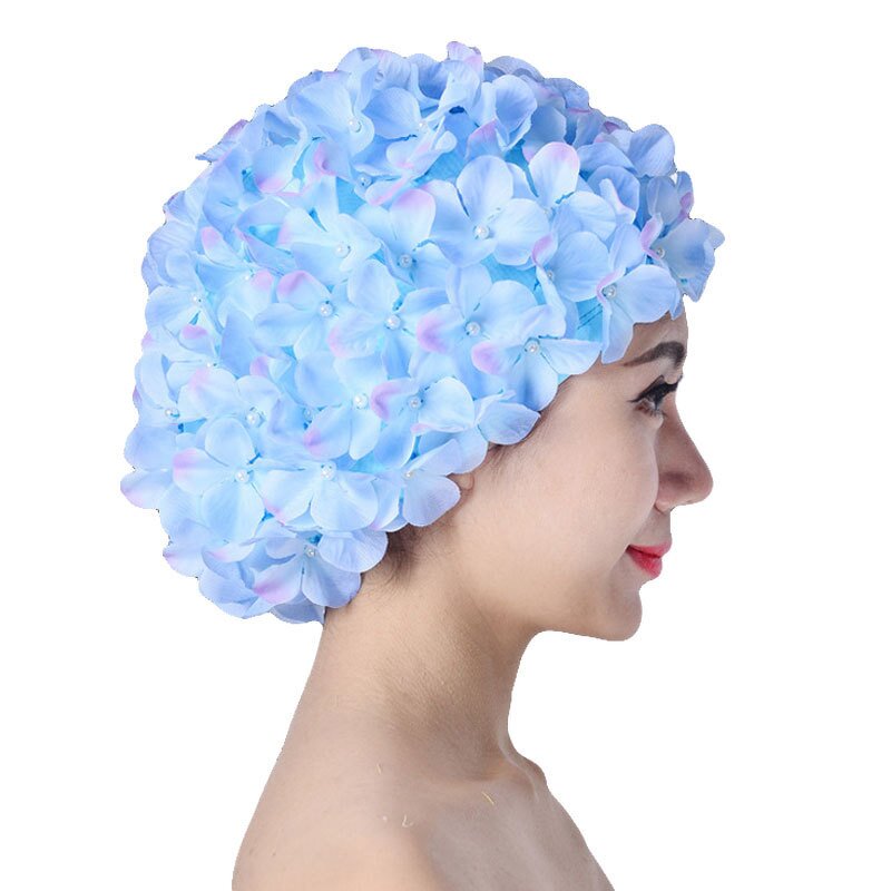 Swim Cap Manufacturer - HZM-60891 Fashionable Floral Petal