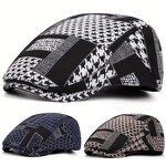 Flat Top Ivy Cap Supplier - HZM-25561 Retro Print Literary