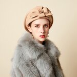 Fascinator Hat Supplier - HZM-24310 Hot Sell Lady Pillbox