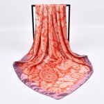 Cashew Printed Scarf Manufacturer - HZW-25084 New Fashion 90*90cm