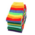 Rainbow Gloves Manufacturer - HZS-25038 Striped Elbow Fingerless