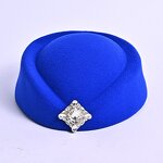 Wool Felt Pill Box Supplier - HZM-61199 Vintage 60s Fascinators