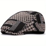 Flat Top Ivy Cap Supplier - HZM-25561 Retro Print Literary