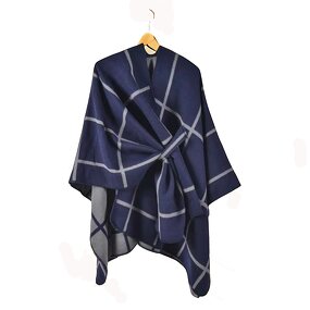 Winter Scarf Manufacturer - HZW-25055 Hot Selling Thick Plaid