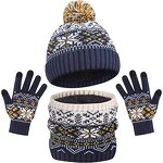 Kids Winter Set Manufacturer - HZM60627 Hat Gloves Scarf Set