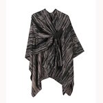 Women Poncho Supplier - HZW-25060 Fashion Reversible Oversized