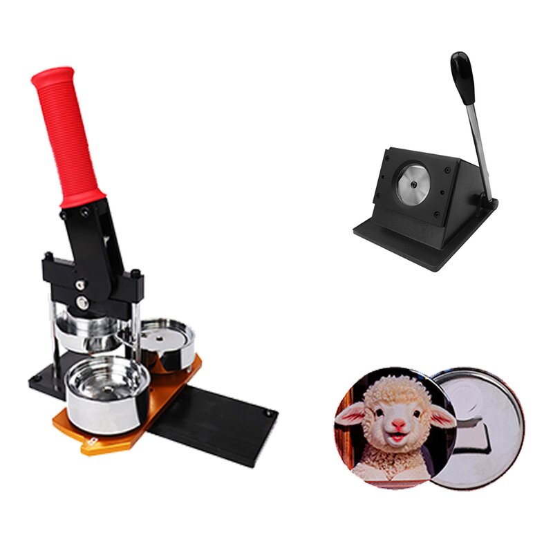 Badge Making Machine Supplier - DIY 58mm Round Semi-Automatic