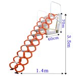 Aluminum Telescopic Ladder Manufacturer - 2.6m Telescopic