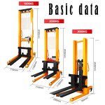 Electric Forklift Stacker Supplier - 1T 1.6m Plug-in AC