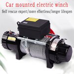 Electric Winch Hoist Supplier - Wendy 24V 12000lbs Synthetic