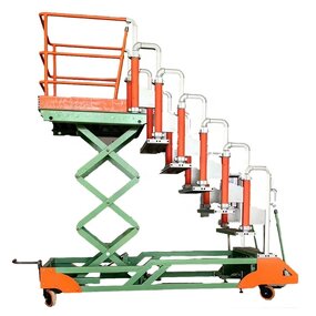 Mobile Scissor Lift Ladder Manufacturer - W New Model 2025
