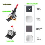 Manual Magnet Press Machine Manufacturer - 63.5x63.5 Metal