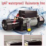 Electric Winch Hoist Supplier - Wendy 24V 12000lbs Synthetic