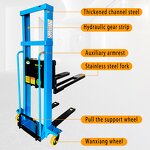 Pallet Stacker Supplier - 1.6m with 1ton Self-Loading