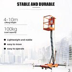 Aluminum Scaffolding Manufacturer - 10M Electric Hydraulic