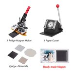 Fridge Magnet Machine Supplier - 50-80mm Square Manual Kit