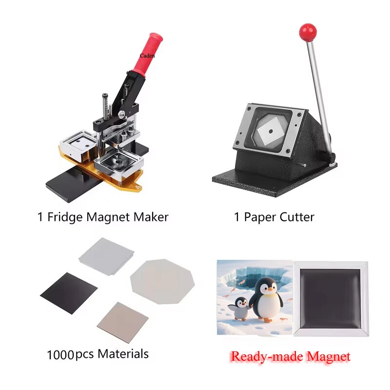 Fridge Magnet Machine Supplier - 50-80mm Square Manual Kit