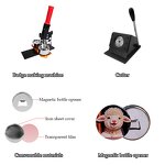 Badge Making Machine Supplier - DIY 58mm Round Semi-Automatic