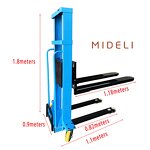Pallet Stacker Supplier - 1.6m with 1ton Self-Loading