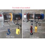Small Electric Winch Supplier - 600-1200kg 220v 380v for