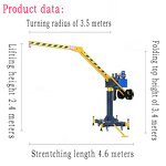 Mobile Crane Manufacturer - 800kg Foldable Electric Hoist