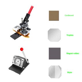 Photo Magnet Press Machine Supplier - 63.5x63.5mm Automatic
