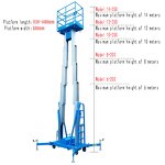 Aerial Working Platform Manufacturer - MIDE 4-10M 150kg One