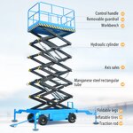 Mobile Scissor Lift Manufacturer - Wendy SJY0.5-8 Hydraulic