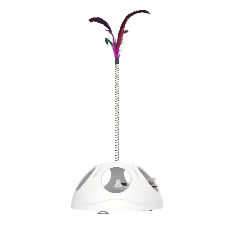 Eco-Friendly Elastic Cat Play Boredom Relief Suction Cup Pet Toys Plastic for Entertainment