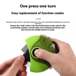 Portable Three-In-One ABS Pet Grooming Comb Battery-Operated Beauty and Hair Removal Tool for Dogs and Cats Lice Removal