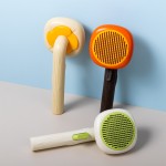 Hot Selling Eco-Friendly Plastic Fluffing Brush Hair Cleaning Pet Massage Comb for Cats Beauty Products for Bathroom Use
