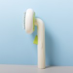 Hot Selling Eco-Friendly Plastic Fluffing Brush Hair Cleaning Pet Massage Comb for Cats Beauty Products for Bathroom Use