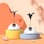 Eco-Friendly Elastic Cat Play Boredom Relief Suction Cup Pet Toys Plastic for Entertainment