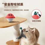 Durable Eco-Friendly Shrink Cord with Built-In Suction Cups Retractable Motion Pet Toys for Cats Made of Plastic