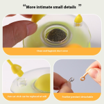 Wholesale Eco-Friendly Roly-Poly Cat Toy Self-Pleasure Removable Washable Cat Stick Feather Bell Catnip Ball Lovely Box Plastic