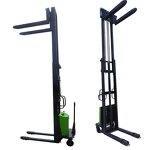 Semi-Electric Reach Stacker Manufacturer - China Made Heavy