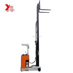 Electric Reach Stacker Supplier - CE Certified Three-Stage Mast