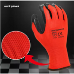 Work Safety Gloves Supplier - Hot Selling Polyester Latex