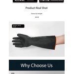 Chemical-resistant Gloves Supplier - Long 35-55cm Black