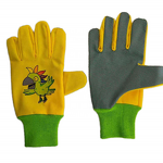 Children Gardening Gloves Supplier - Custom-made Yellow Green