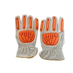 TPR Rubber Impact Gloves Manufacturer - High Quality XL Cowhide