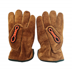 Winter Working Gloves Supplier - Brown Cow Split with TPR