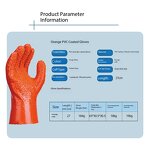 Rubber Particle Gloves Manufacturer - Anti-Oil PVC Dip-Coated