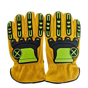 Cowhide Leather Gloves Manufacturer - Indestructible for Drilling