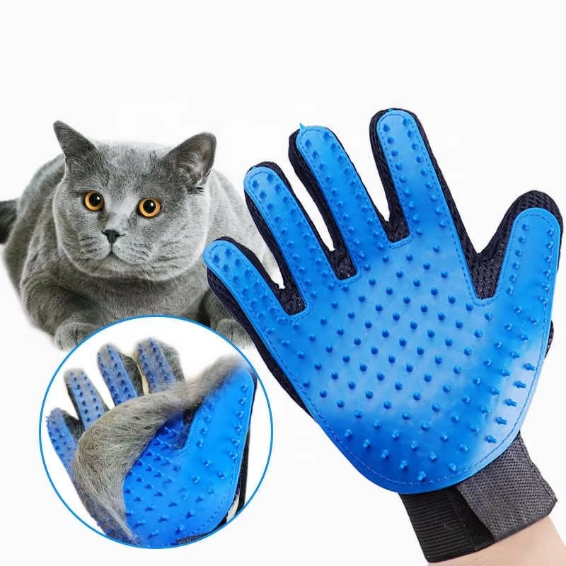 Pet Grooming Glove Supplier - Stock Deshedding Massage Mitt