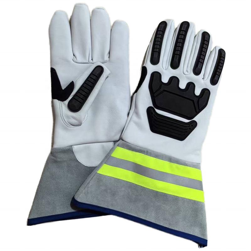 Leather Safety Work Gloves Manufacturer - Breathable Impact