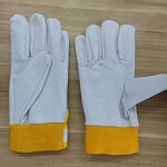 Pigskin Leather Gloves Supplier - Hot Selling Full-Size Yellow
